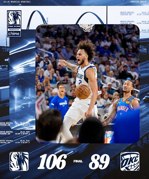 10月07日 NBA季前赛 雷霆vs独行侠 全场录像及集锦