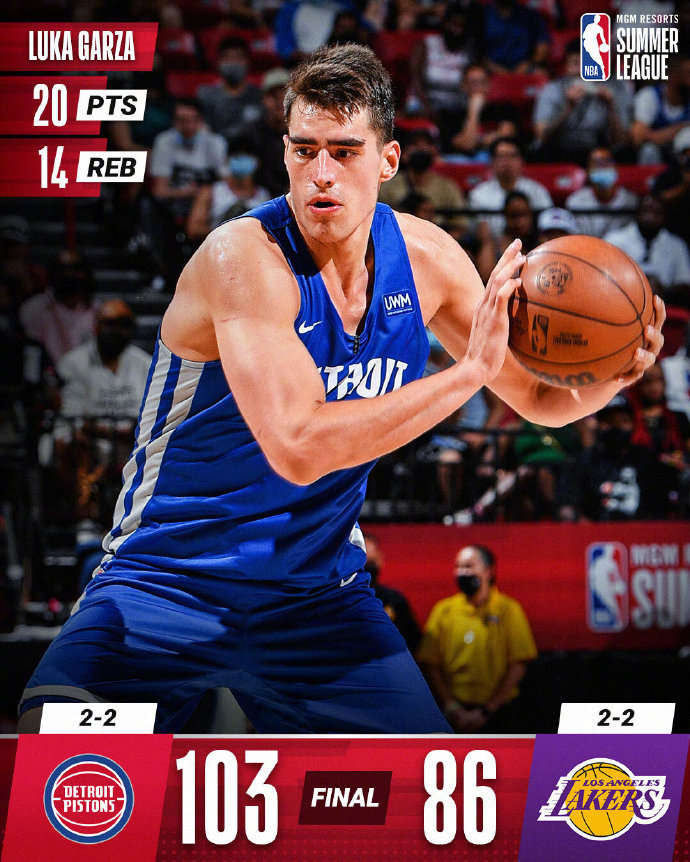 <a href=/lanqiujrs/pistons/ target=_blank class=infotextkey>活塞</a>100-80轻取<a href=/lanqiujrs/lakers/ target=_blank class=infotextkey>湖人</a> 李22+5 加扎20+14 康宁汉姆缺阵