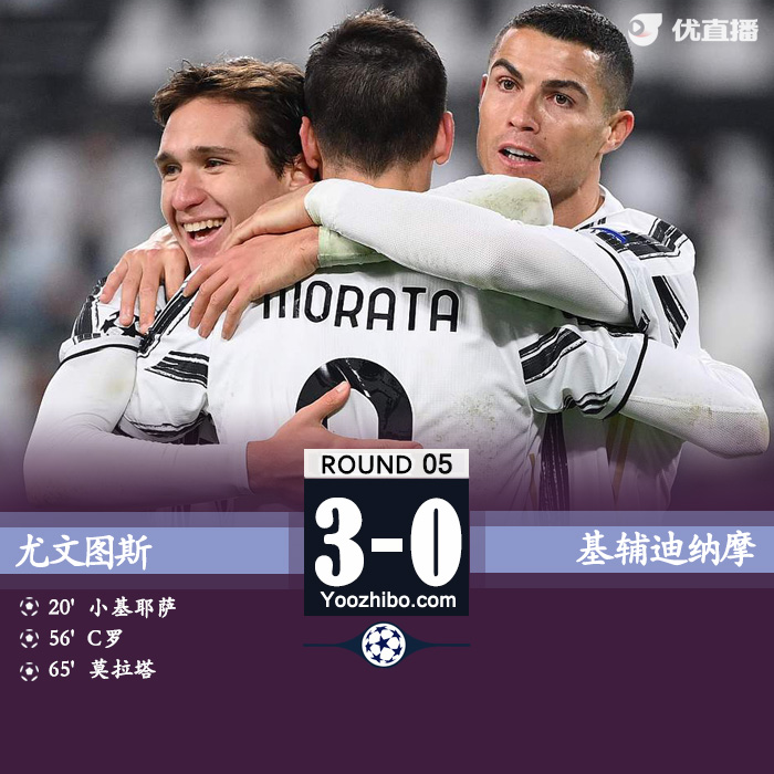<a href=/zuqiujrs/juventus/ target=_blank class=infotextkey>尤文图斯</a>3-0基辅迪纳摩