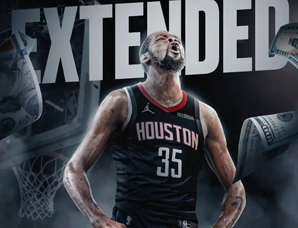 杜兰特降薪续约火箭 全力冲击总冠军