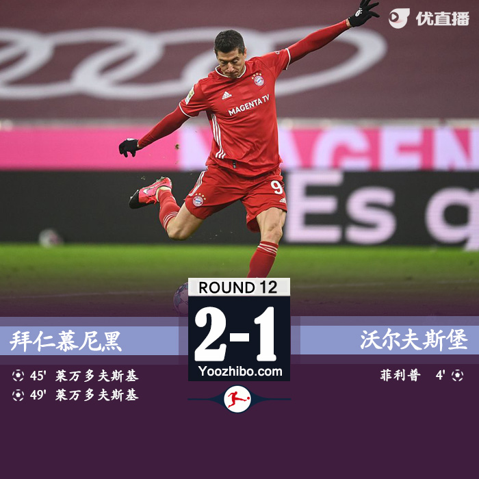 <a href=/zuqiujrs/bayern/ target=_blank class=infotextkey>拜仁</a>慕尼黑2-1沃尔夫斯堡